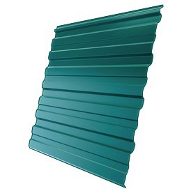 Профнастил С10 Grand Line Optima Pe 0,5 мм Ral 5021 Профнастил С10 Grand Line Optima Pe 0,5 мм Ral 5021