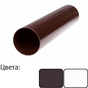Труба водосточная Profil 130/100 белая 3 м