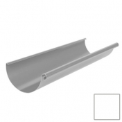 Желоб полукруглый Aquasystem 150/100 RR20 белый 3000 мм