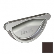 Заглушка желоба Lindab Rg 150/100 434 с уплотнителем коричневая