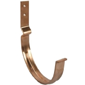 Крюк желоба Zambelli 125/87 короткий медь