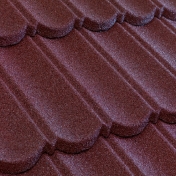 Черепица композитная Metrotile MetroBond Бордо