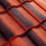 Черепица композитная Metrotile MetroRoman красно-черная