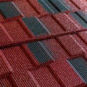 Черепица композитная Metrotile MetroViksen красно-черная