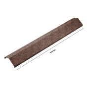 Коньковый элемент ребровый Metrotile Aquapan Кофе
