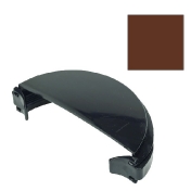 Заглушка желоба Hunter 125 125/90 внешняя коричневая