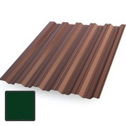 Профнастил НС35 Grand Line Optima Pe 0,8 мм Ral 6005 Зеленый Мох Профнастил НС35 Grand Line Optima Pe 0,8 мм Ral 6005 Зеленый Мох