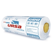 Теплоизоляция из стекловолокна Ursa Geo М-25 9000х1200х50 мм