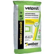 Шпатлевка финишная weber.vetonit Lr + 25 кг