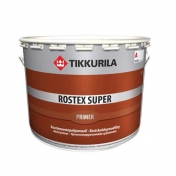 Грунтовка противокоррозионная Tikkurila Rostex Super красно-коричневая 10 л