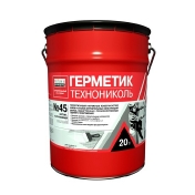 Герметик бутилкаучуковый Технониколь №45 (серый), ведро 20 кг