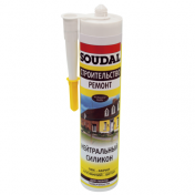Герметик силиконовый Soudal универсальный бесцветный 300 мл