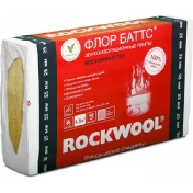 Базальтовая вата Rockwool Флор Баттс 1000х600х25 мм