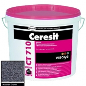Штукатурка декоративная Ceresit Ct 710 Visage Гранит Mozambic Graphite